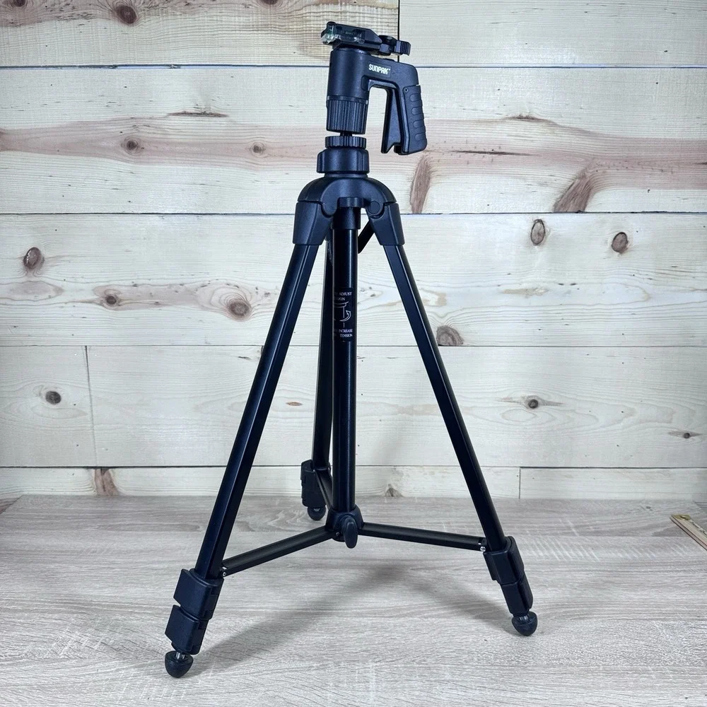 Sunpak PlatinumPlus 6000GT‎ Tripod 61 In Camera Video Stand 6.6 Lb Load